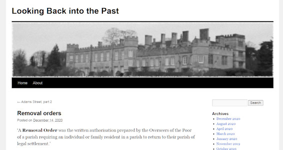 Looking Back into the Past